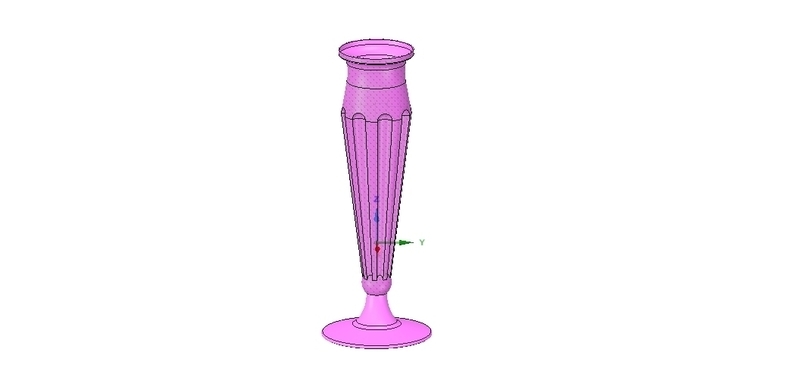 vase v13-05 for 3d-print or cnc