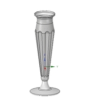 vase v13-05 for 3d-print or cnc - Thumbnail 8