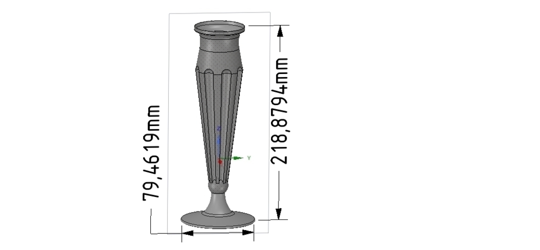 vase v13-05 for 3d-print or cnc 3D Print 258684