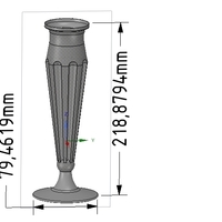 vase v13-05 for 3d-print or cnc - Thumbnail 10