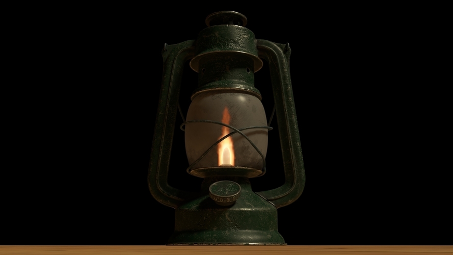 Oil Lamp 3D Print 258707