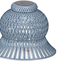 Lights Lampshade v18 for real 3D printing  - Thumbnail 2