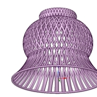 Lights Lampshade v18 for real 3D printing  - Thumbnail 6
