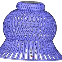 Lights Lampshade v18 for real 3D printing  - Thumbnail 7