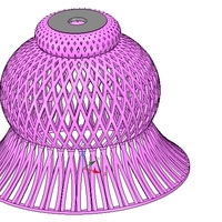 Lights Lampshade v18 for real 3D printing  - Thumbnail 10