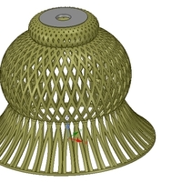 Lights Lampshade v18 for real 3D printing  - Thumbnail 11