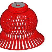 Lights Lampshade v18 for real 3D printing  - Thumbnail 12