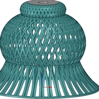 Lights Lampshade v18 for real 3D printing  - Thumbnail 16