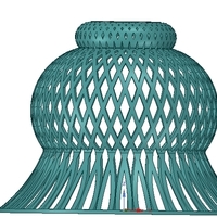 Lights Lampshade v18 for real 3D printing  - Thumbnail 17
