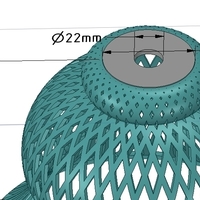 Lights Lampshade v18 for real 3D printing  - Thumbnail 19