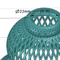 Lights Lampshade v18 for real 3D printing  - Thumbnail 20