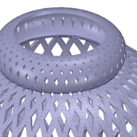 Lights Lampshade v18 for real 3D printing  - Thumbnail 23