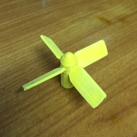 Small 4 Blade Fan - 3DPSAU 3D Printing 25882