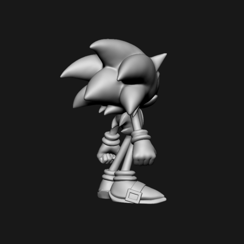 Sonic Fan Art 3D print model 3D Print 258966