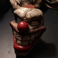 Small Twisted metal killer clown mask cosplay halloween helmet 3D Printing 258996