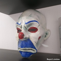 Clown Mask Dark Knight Cosplay Halloween STL File - Thumbnail 10