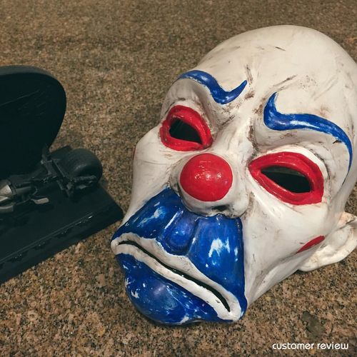 Clown Mask Dark Knight Cosplay Halloween STL File 3D Print 258998