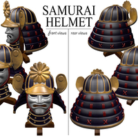 Samurai Helmet - Thumbnail 2