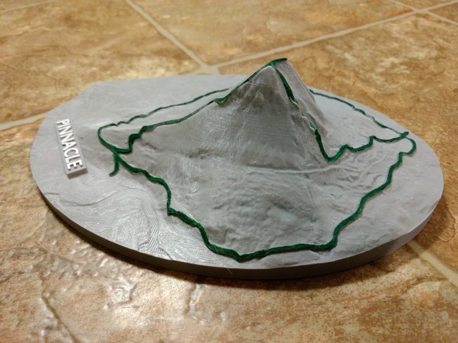 Pinnacle Mountain Trail 3D Print 259114