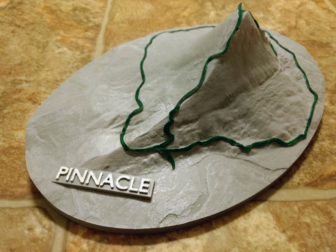 Pinnacle Mountain Trail 3D Print 259115