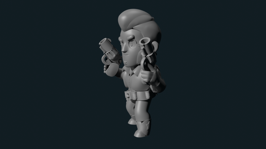 Brawl Stars- Colt figurine 3D Print 259149