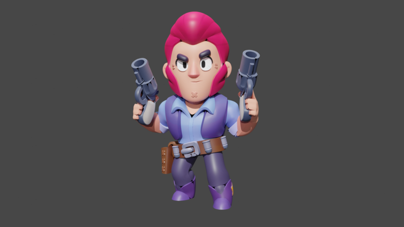 Brawl Stars- Colt figurine