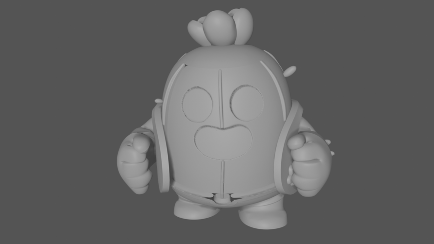 Free 3D file Spike - Brawl Stars Fanart 🌃・3D printable model to  download・Cults