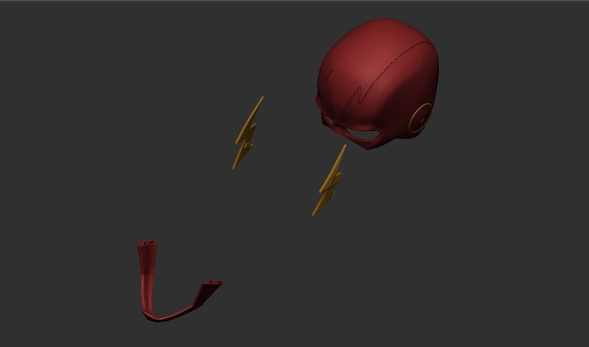 Flash Helmet - Justice League 3D print model 3D Print 259270