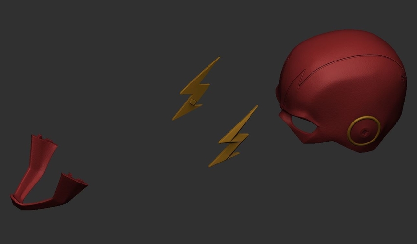 Flash Helmet - Justice League 3D print model 3D Print 259272