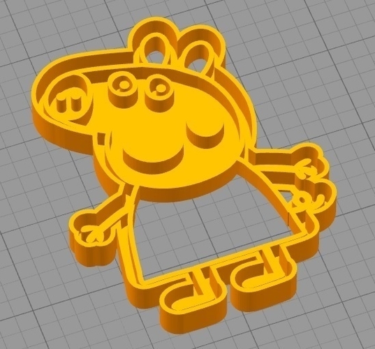 MEGAPACK (x5 PEPPA PIG AND FRIENDS COOKIE CUTTER MODELS)