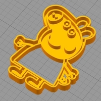 MEGAPACK (x5 PEPPA PIG AND FRIENDS COOKIE CUTTER MODELS) - Thumbnail 2