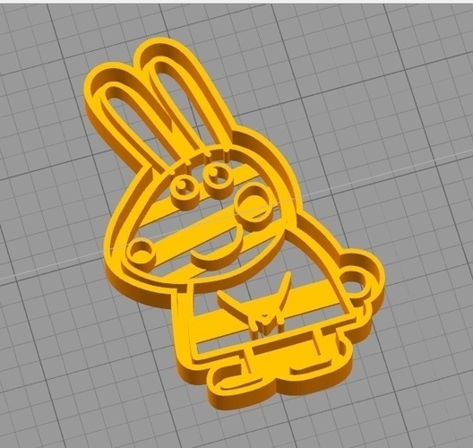 MEGAPACK (x5 PEPPA PIG AND FRIENDS COOKIE CUTTER MODELS) 3D Print 259309