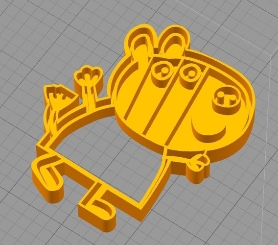 MEGAPACK (x5 PEPPA PIG AND FRIENDS COOKIE CUTTER MODELS) 3D Print 259314