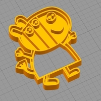 MEGAPACK (x5 PEPPA PIG AND FRIENDS COOKIE CUTTER MODELS) - Thumbnail 10