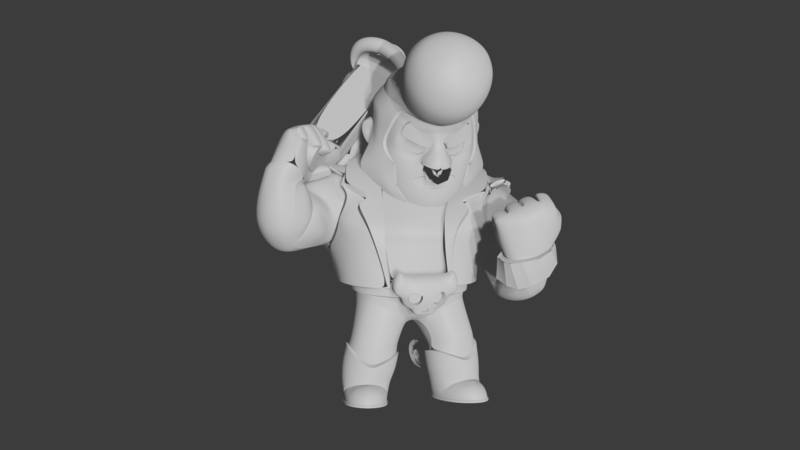 Brawl Stars- Bull figurine
