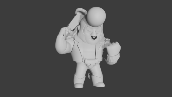 Medium Brawl Stars- Bull figurine 3D Printing 259348