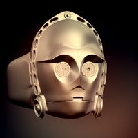 3D Ring Star Wars 3CPO - Thumbnail 2