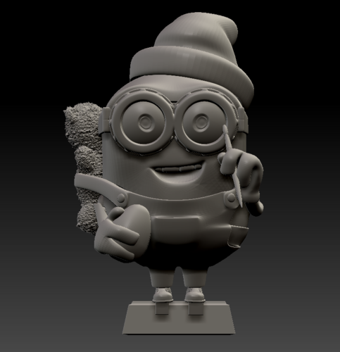 3D Minion Bob Christmas Theme