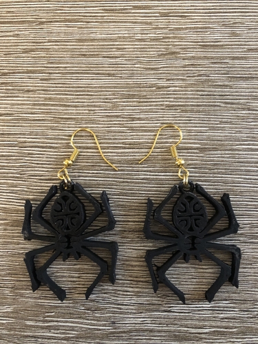Celtic spider earrings
