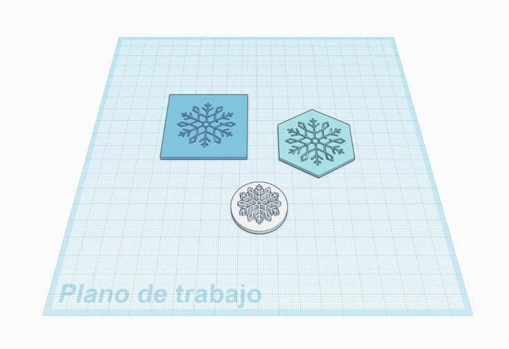 Zombicide - Ice blast token 3D Print 259472