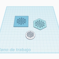 Small Zombicide - Ice blast token 3D Printing 259472