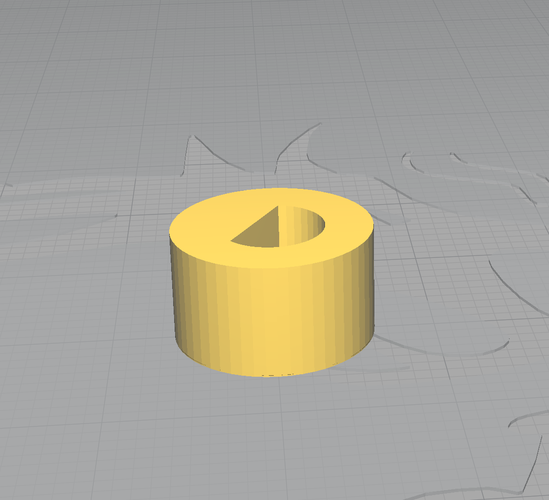 Radio 6mm volume knob 3D Print 259483