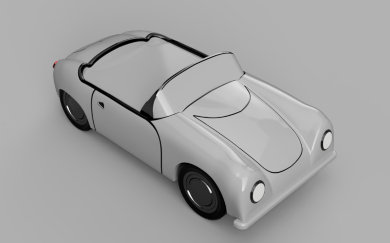 Classic Car 4 3D Print 259527
