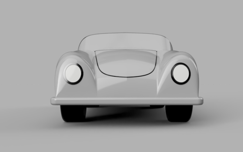 3D Printed Classic Car 4 by 3Dinova | Pinshape