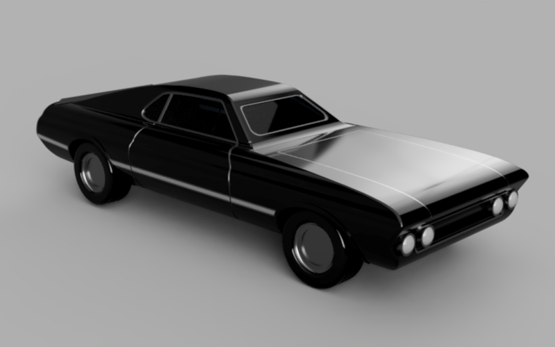 Classic Car 6 3D Print 259534