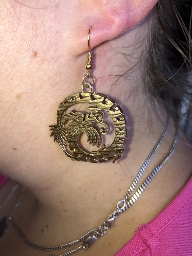 Celtic Dragon earrings