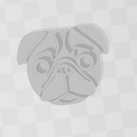 Pug cookie cutter - Thumbnail 3