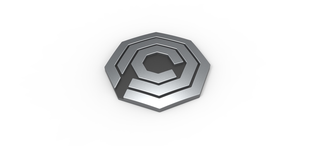 3D printable OCP emblem from RoboCop
