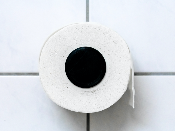 Hyper Minimalistic Toilet Paper Spool Holder