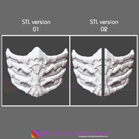 Scorpion Mask from Mortal Kombat Halloween Costume Cosplay  - Thumbnail 8